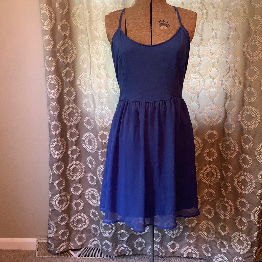 Lauren Conrad Baby Doll Lavender Dress Size XL